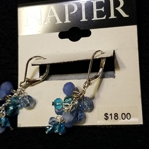 Beautiful blue earrings - Picture 2 of 4